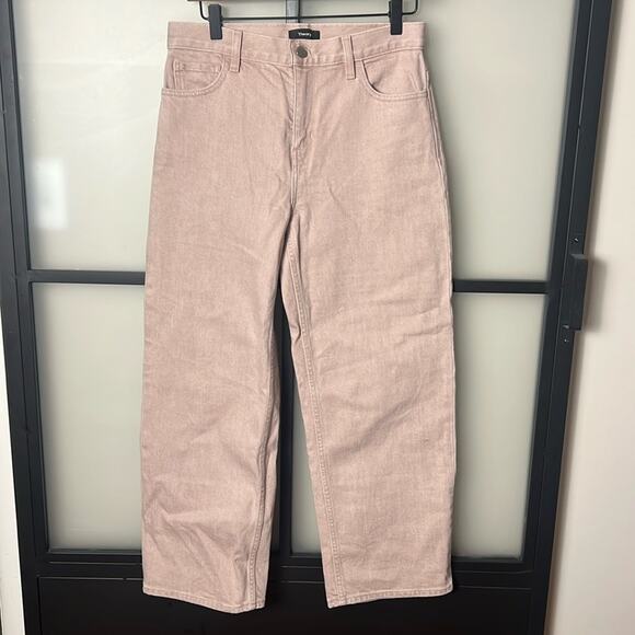 Theory Denim - THEORY Womens Jeans Dyed Wash Denim in Blush Size 28